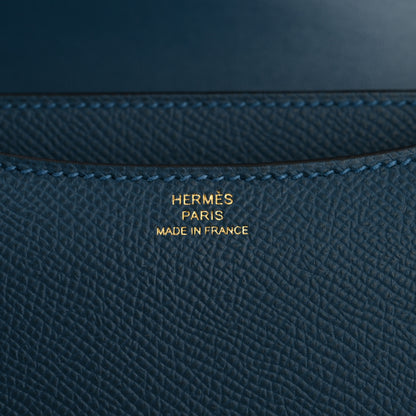 Hermes Epsom Constance 18 Deep Blue 7 of 13