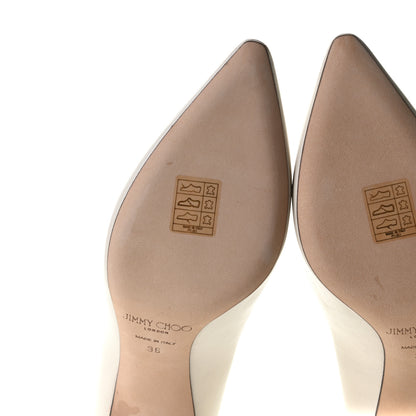 Jimmy Choo Kid Pointy Toe Romy 100 Pumps 36 Chalk 9 of 12