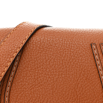 Chloe Grained Calfskin Small Marcie Saddle Bag Tan 8 of 10