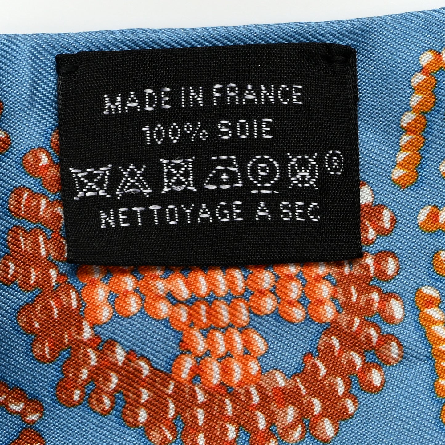 Silk Kelly En Perles Twilly Bleu Azur Orange