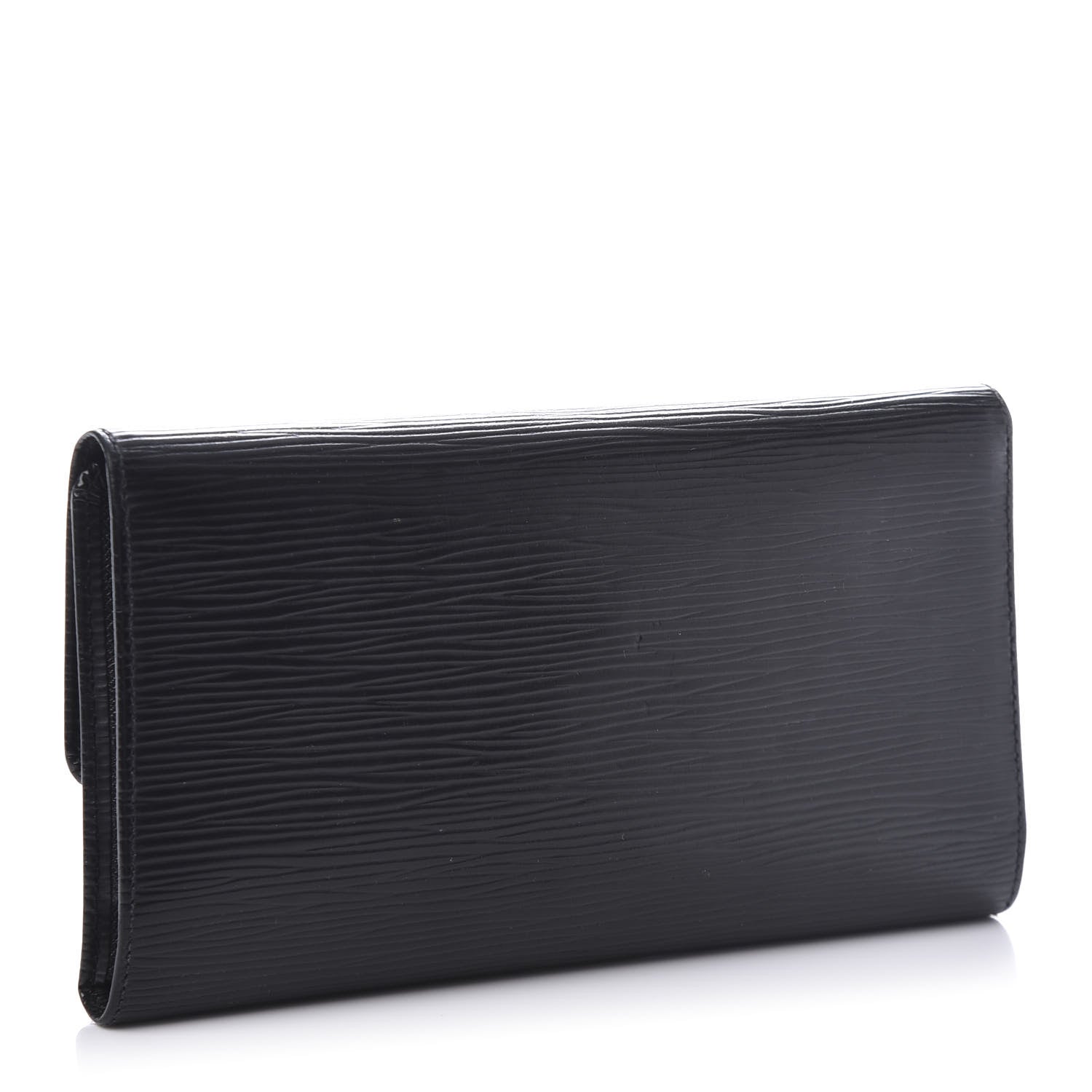 Louis Vuitton Epi Porte Tresor International Wallet Black 2 of 10