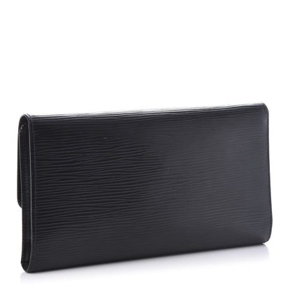 Louis Vuitton Epi Porte Tresor International Wallet Black 2 of 10