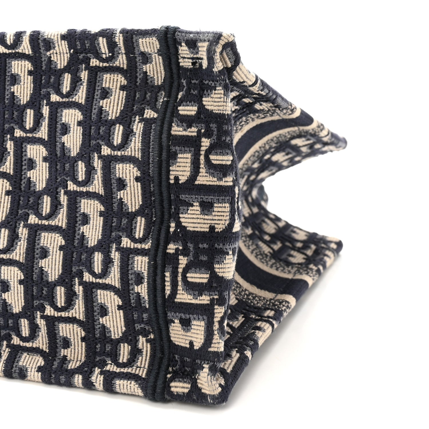 Christian Dior Oblique Small Book Tote Blue Multicolor 10 of 10