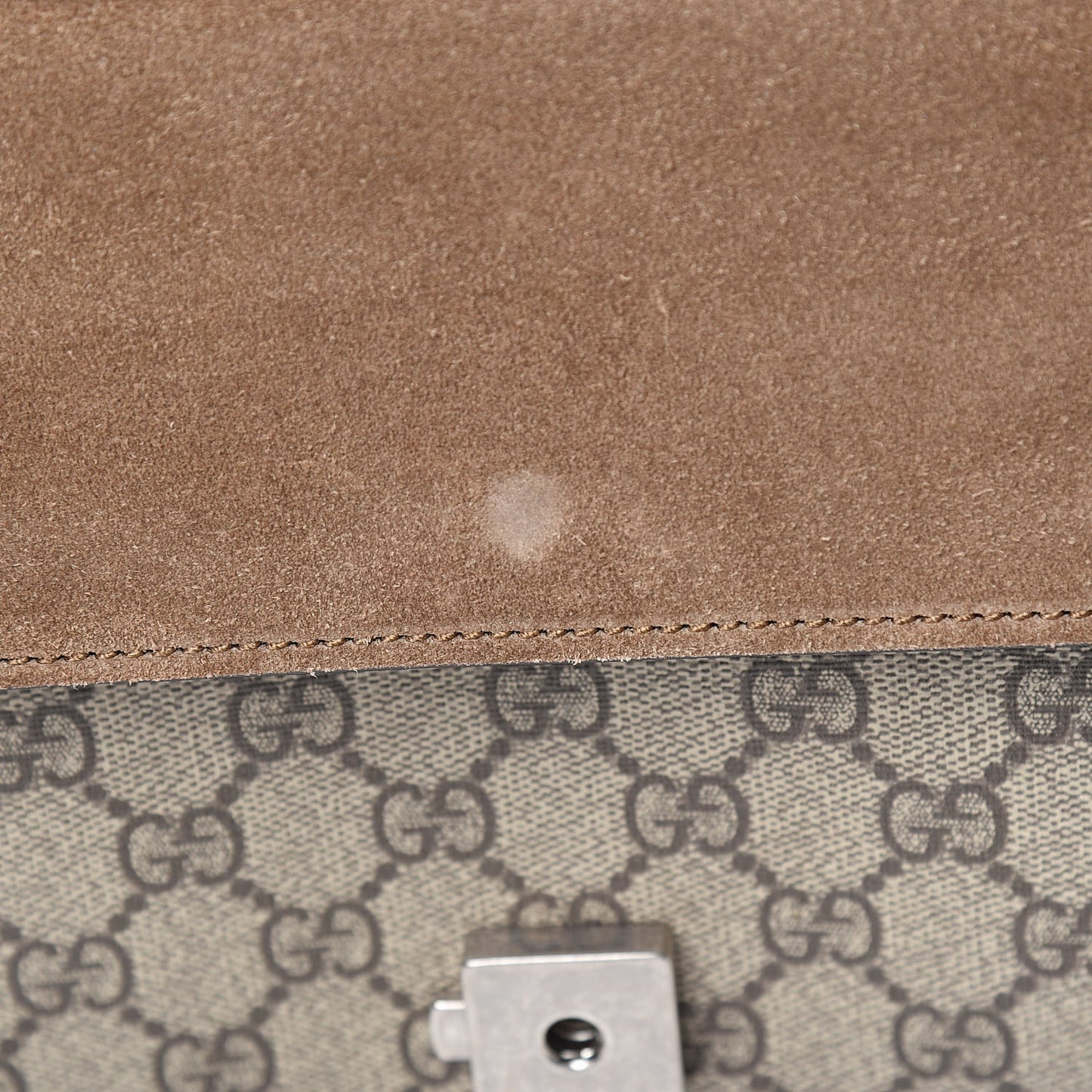 GG Supreme Monogram Small Dionysus Shoulder Bag Taupe