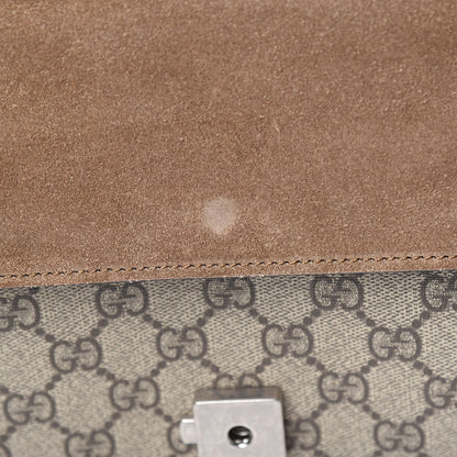 Gucci GG Supreme Monogram Small Dionysus Shoulder Bag Taupe 10 of 11