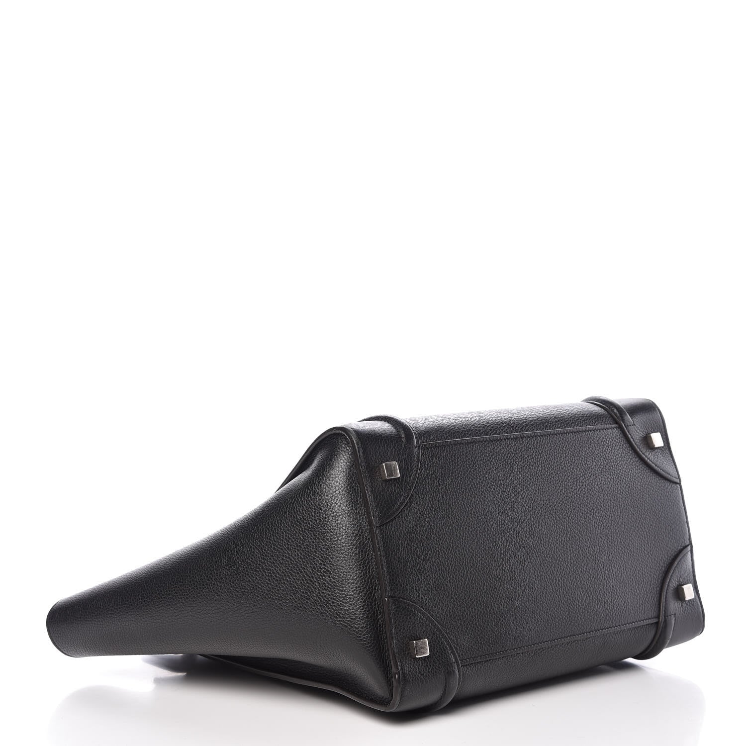 Celine Drummed Calfskin Mini Luggage Black 4 of 25
