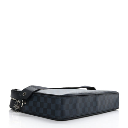 Louis Vuitton Damier Cobalt Dandy MM Briefcase 3 of 8