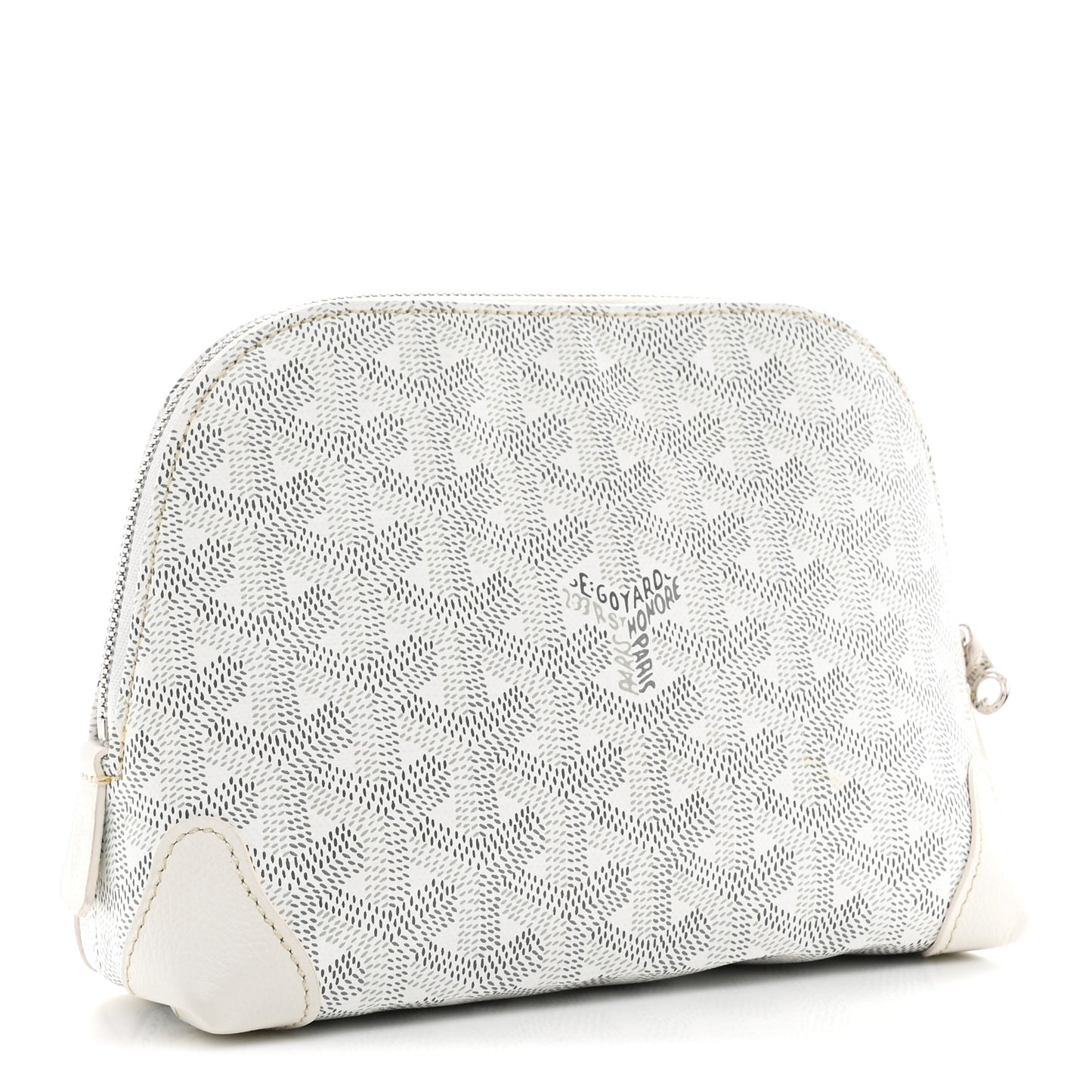 Goyardine Vendome Toiletry Pouch White