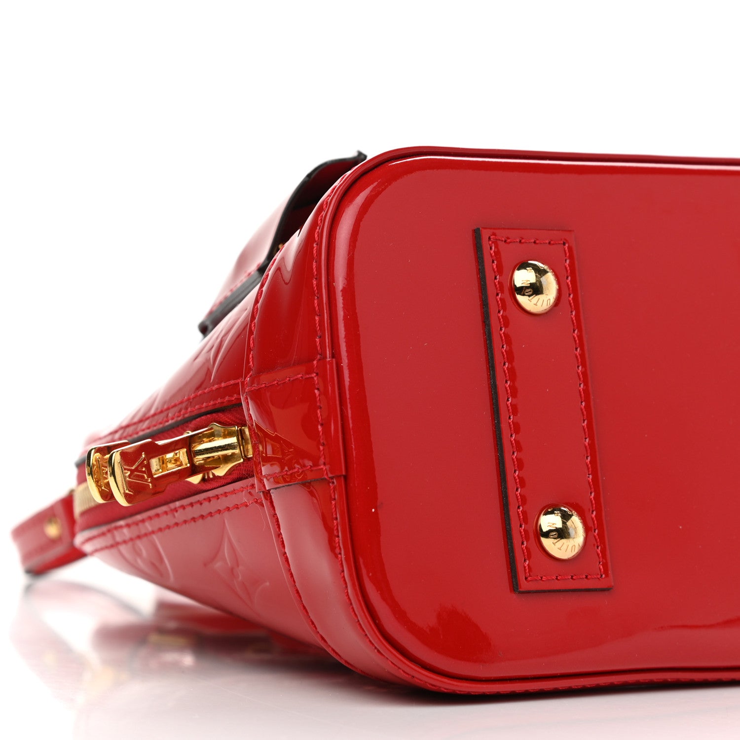 Louis Vuitton Vernis Alma BB Cherry 8 of 9