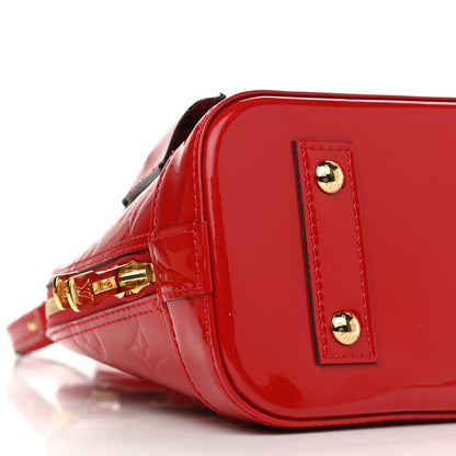 Louis Vuitton Vernis Alma BB Cherry 8 of 9