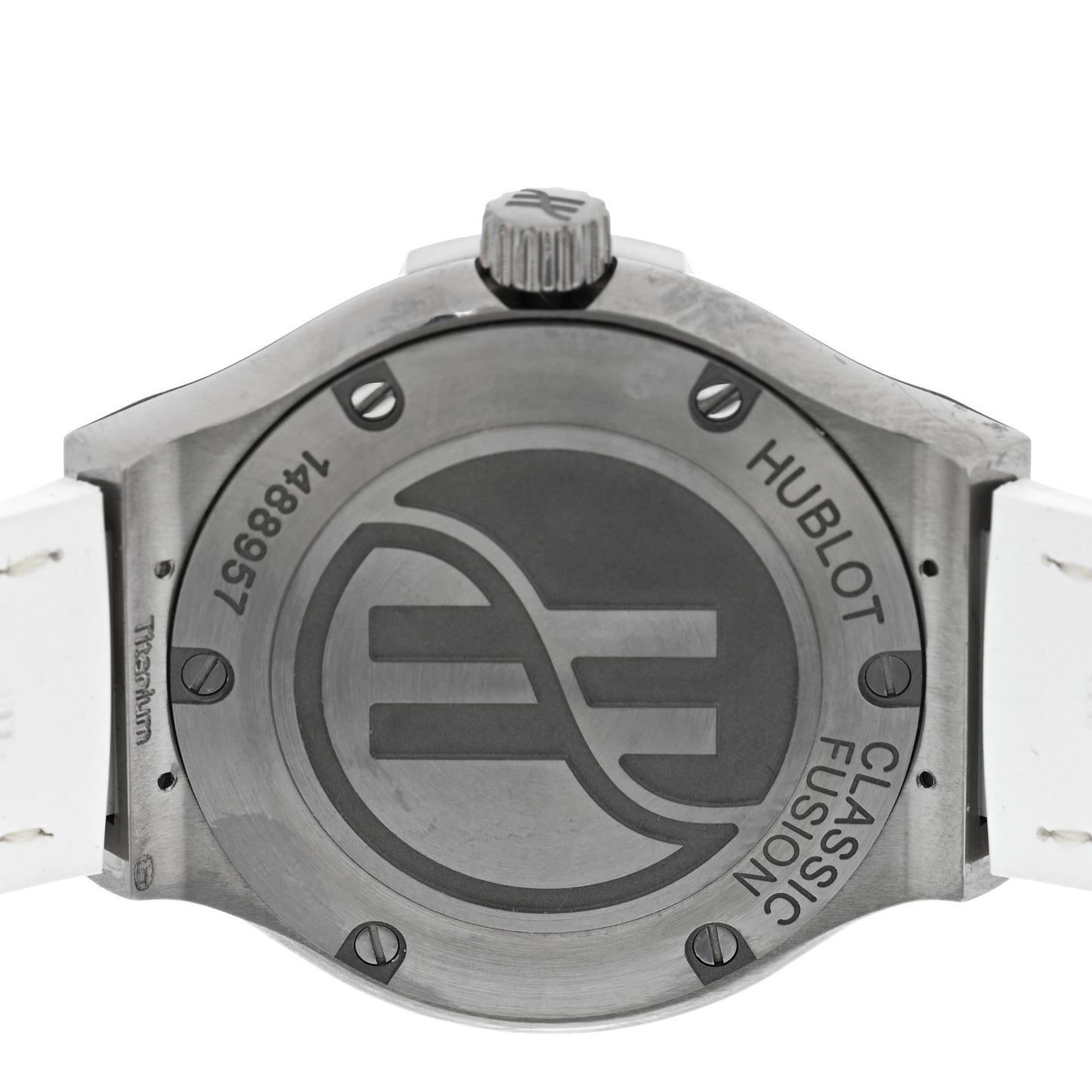 Titanium Alligator Diamond Bezel 33mm Classic Fusion Quartz Watch 581.NE.2010.LR