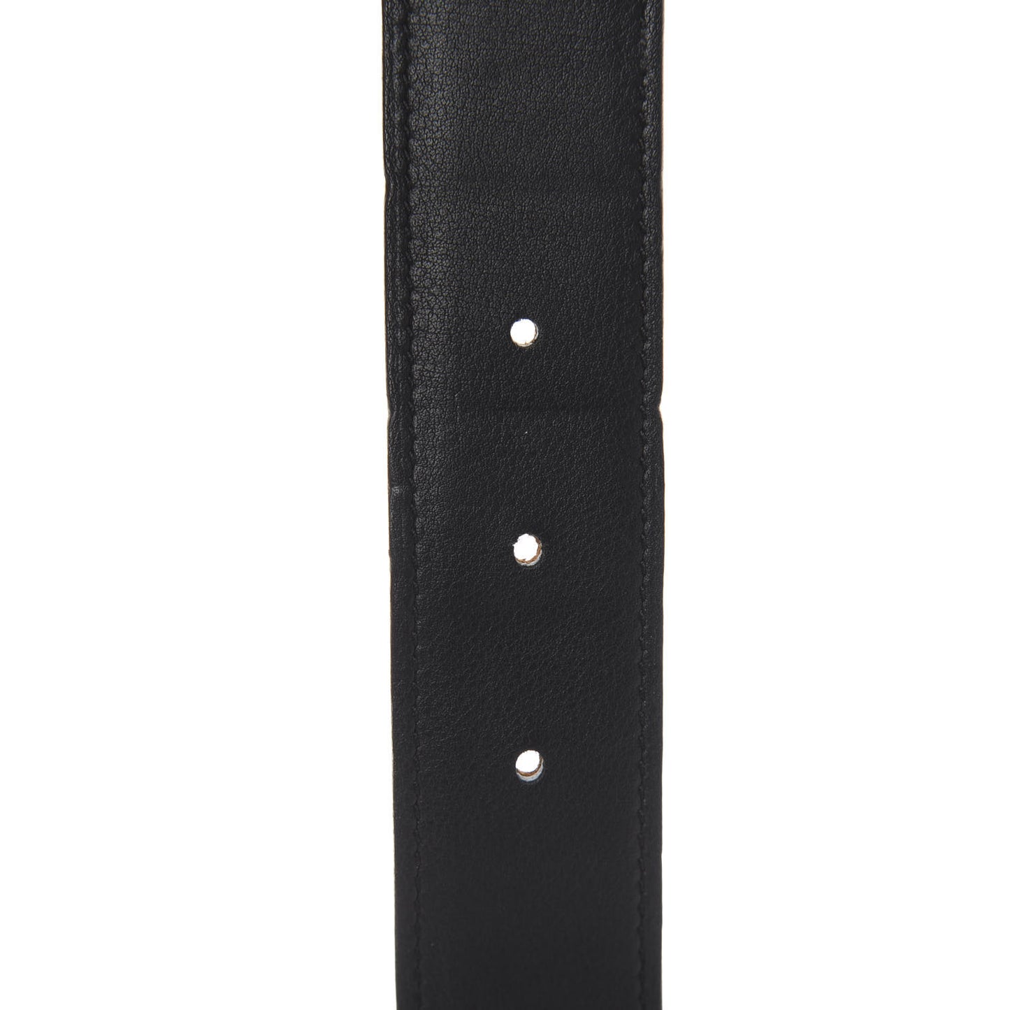 Epsom Swift 32mm Strie H Belt 90 Black Gold
