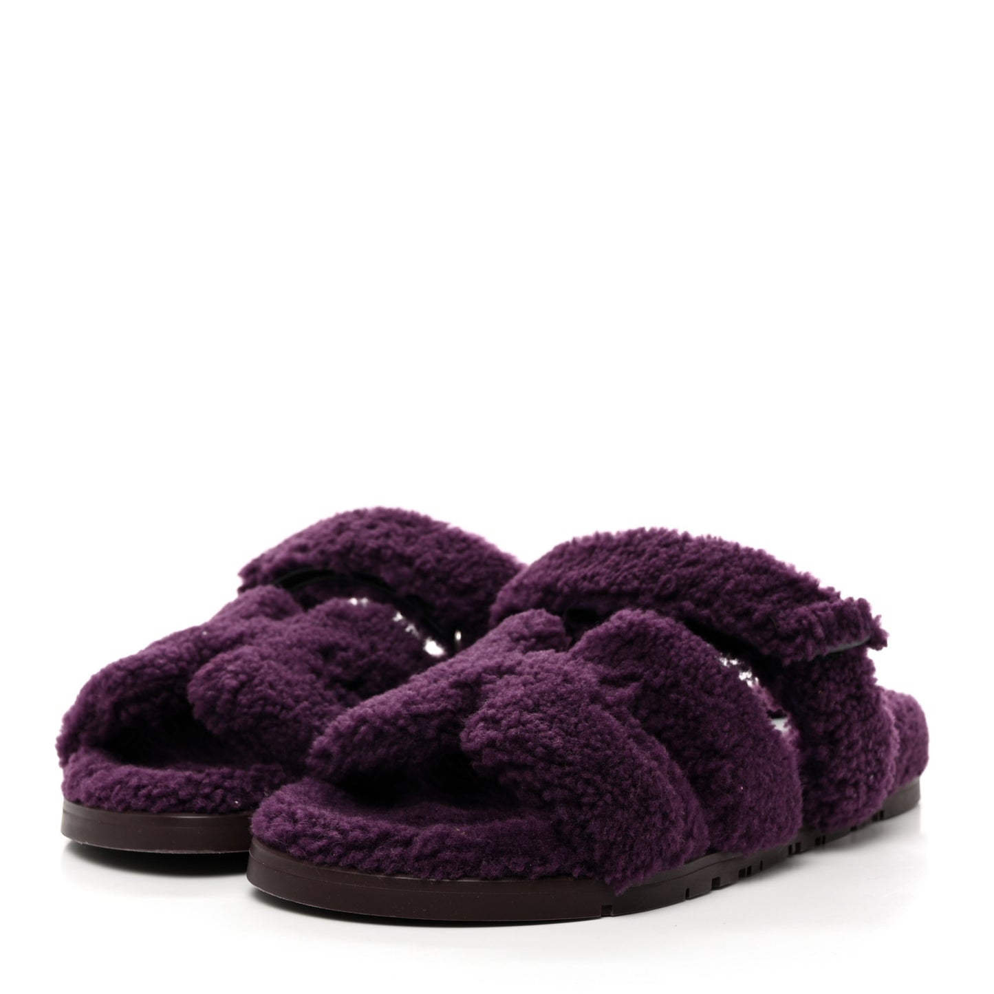 Woolskin Womens Chypre Sandals 38 Violet Fonce
