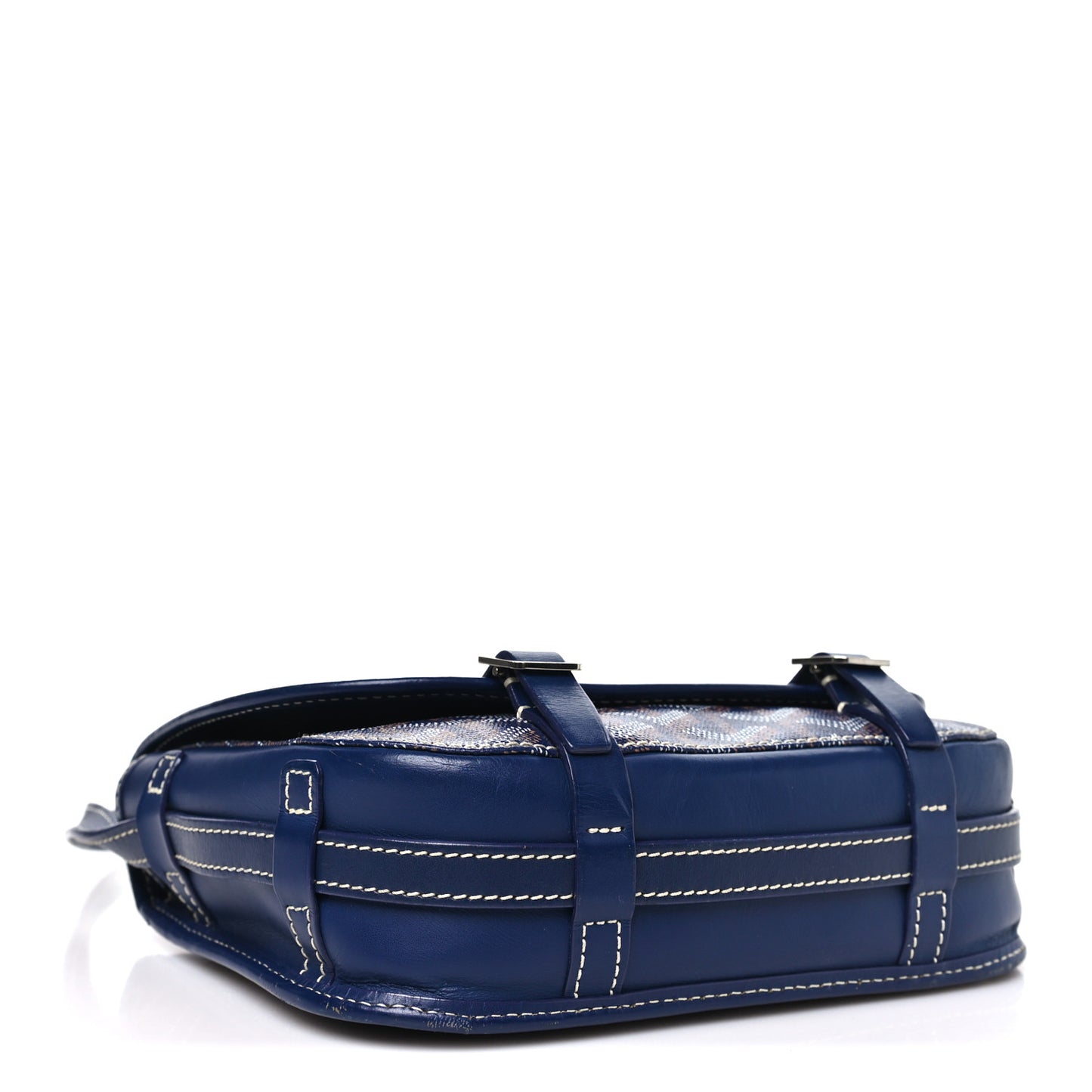 Goyardine Belvedere PM Messenger Bag Navy