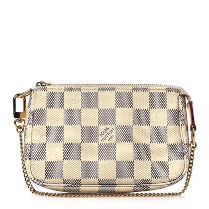 Louis Vuitton Damier Azur Mini Pochette Accessories 1 of 10