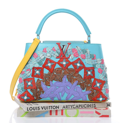 Louis Vuitton Calfskin Lizard Artycapucines Tschabalala Self PM Multicolor 11 of 17