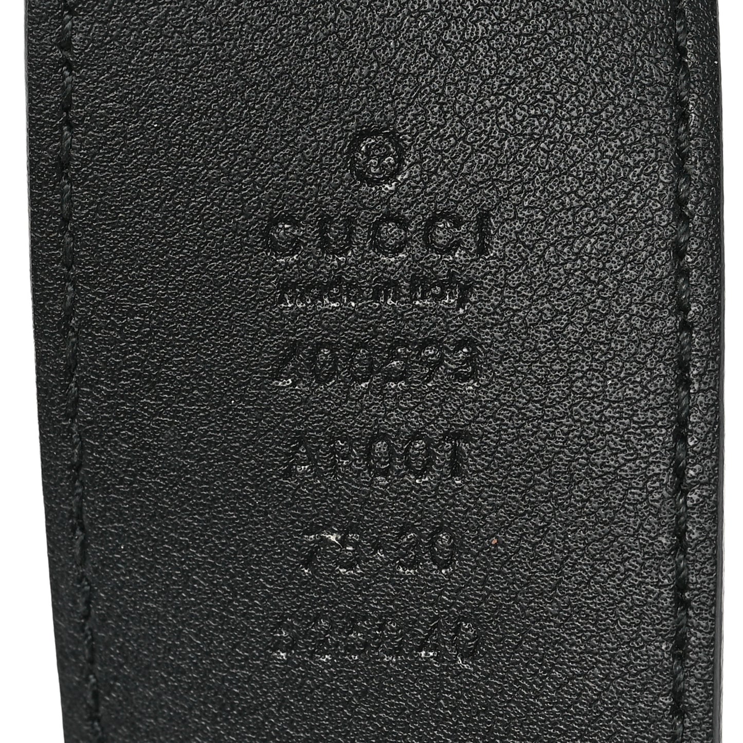 Calfskin Double G 40mm Belt 75 30 Black