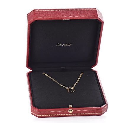 Cartier 18K Yellow Gold 2 Diamond LOVE Necklace 6 of 6
