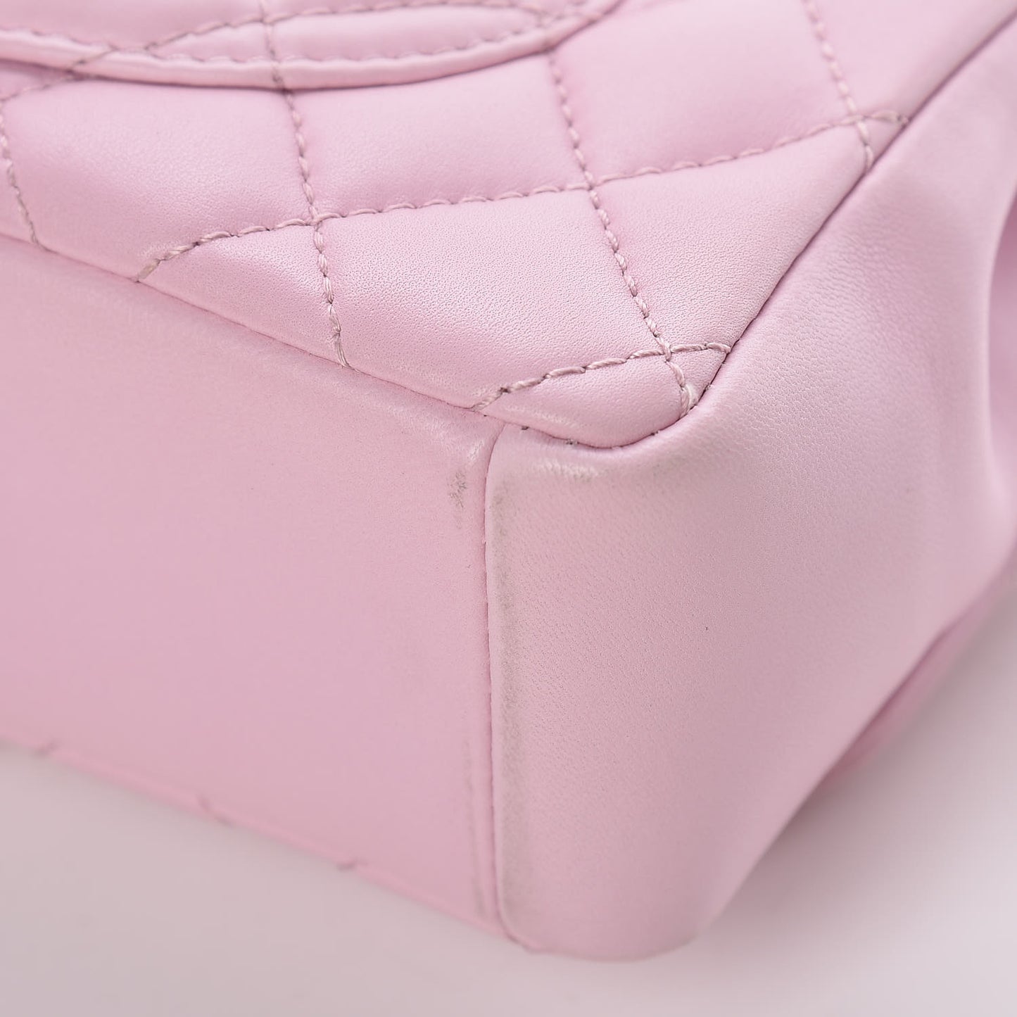 Lambskin Quilted Mini Mademoiselle Chic Flap Pink