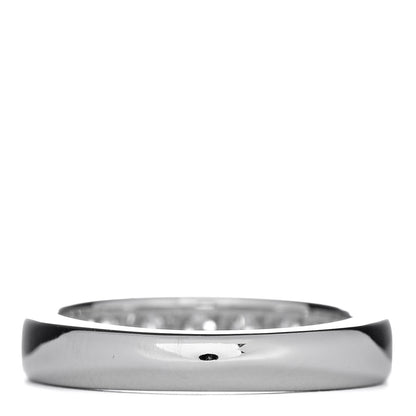 Tiffany Platinum Diamond 4mm Half Circle Wedding Band Ring 50 5.5 4 of 6