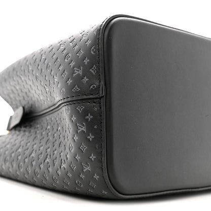 Louis Vuitton Calfskin Nanogram Embossed Neonoe BB Black 10 of 14