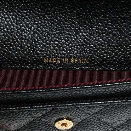 Chanel Caviar Quilted Flap Card Holder Black 7 of 9