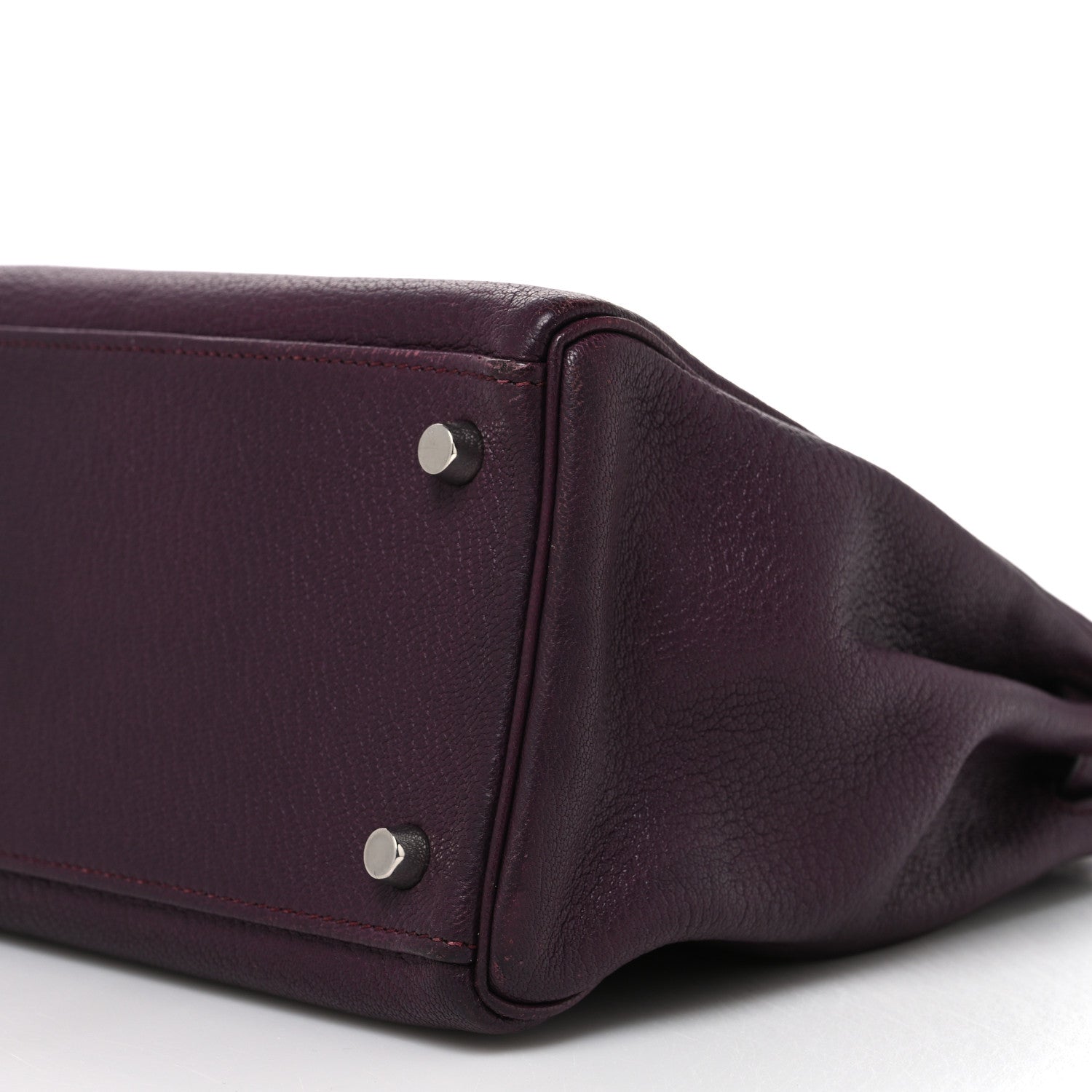 Hermes Chevre de Coromandel Kelly Retourne 32 Quetsche 10 of 11