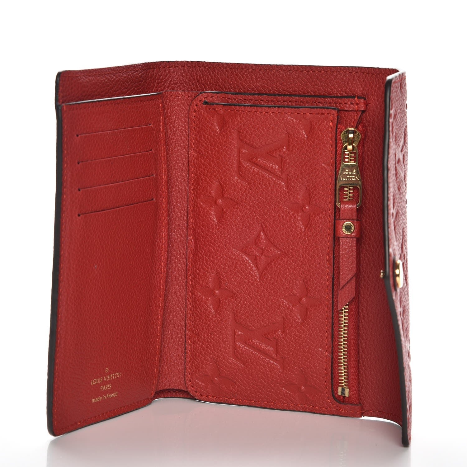 Louis Vuitton Empreinte Compact Curieuse Wallet Cherry 5 of 8