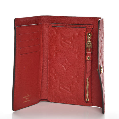 Louis Vuitton Empreinte Compact Curieuse Wallet Cherry 5 of 8