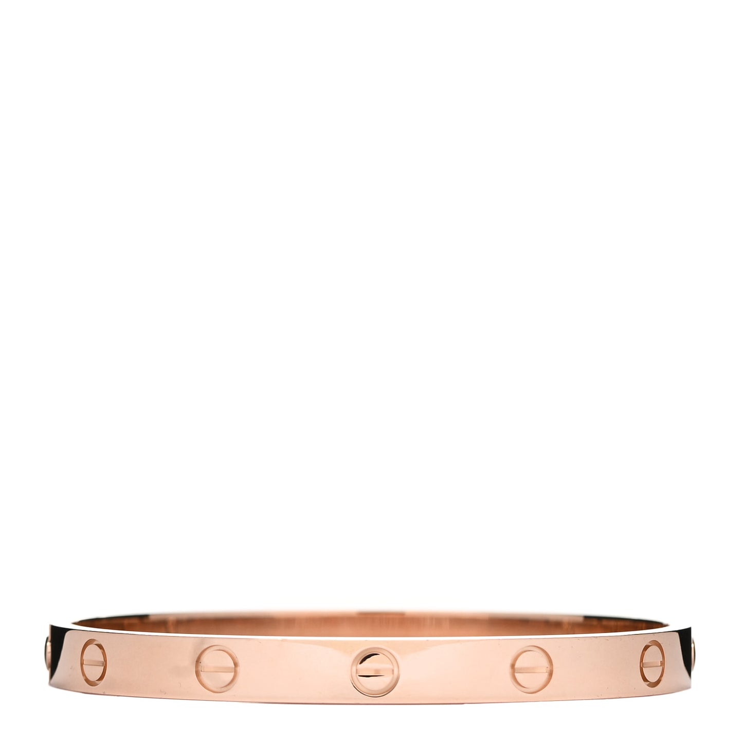 18K Pink Gold LOVE Bracelet 17