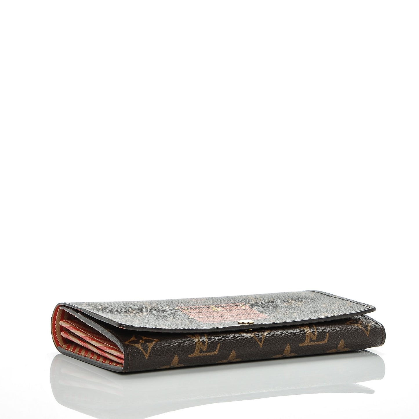 Monogram Trunks and Locks Sarah Wallet