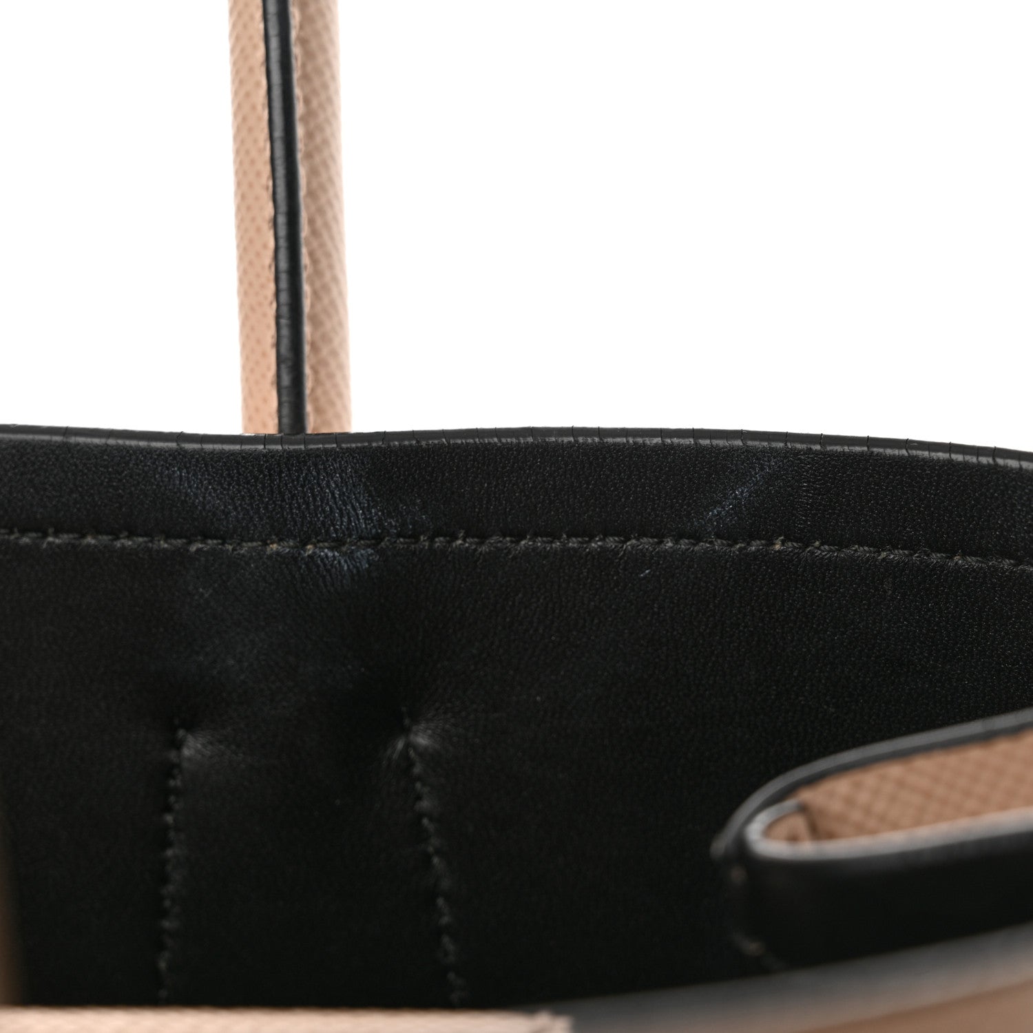 Prada Saffiano Cuir Medium Double Bag Cammeo Black 12 of 16