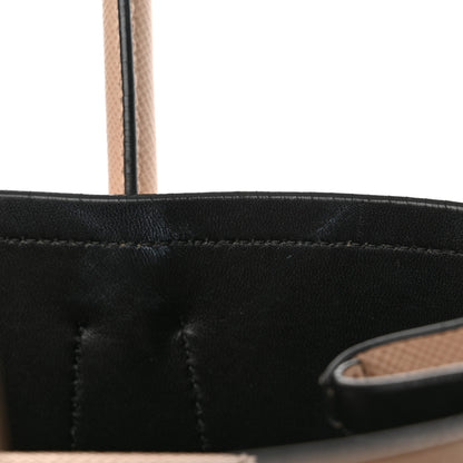 Prada Saffiano Cuir Medium Double Bag Cammeo Black 12 of 16
