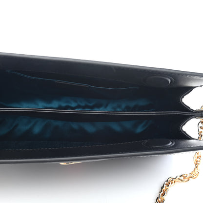 Gucci Suede Patent GG Web Small Ophidia Chain Shoulder Bag Black 5 of 9