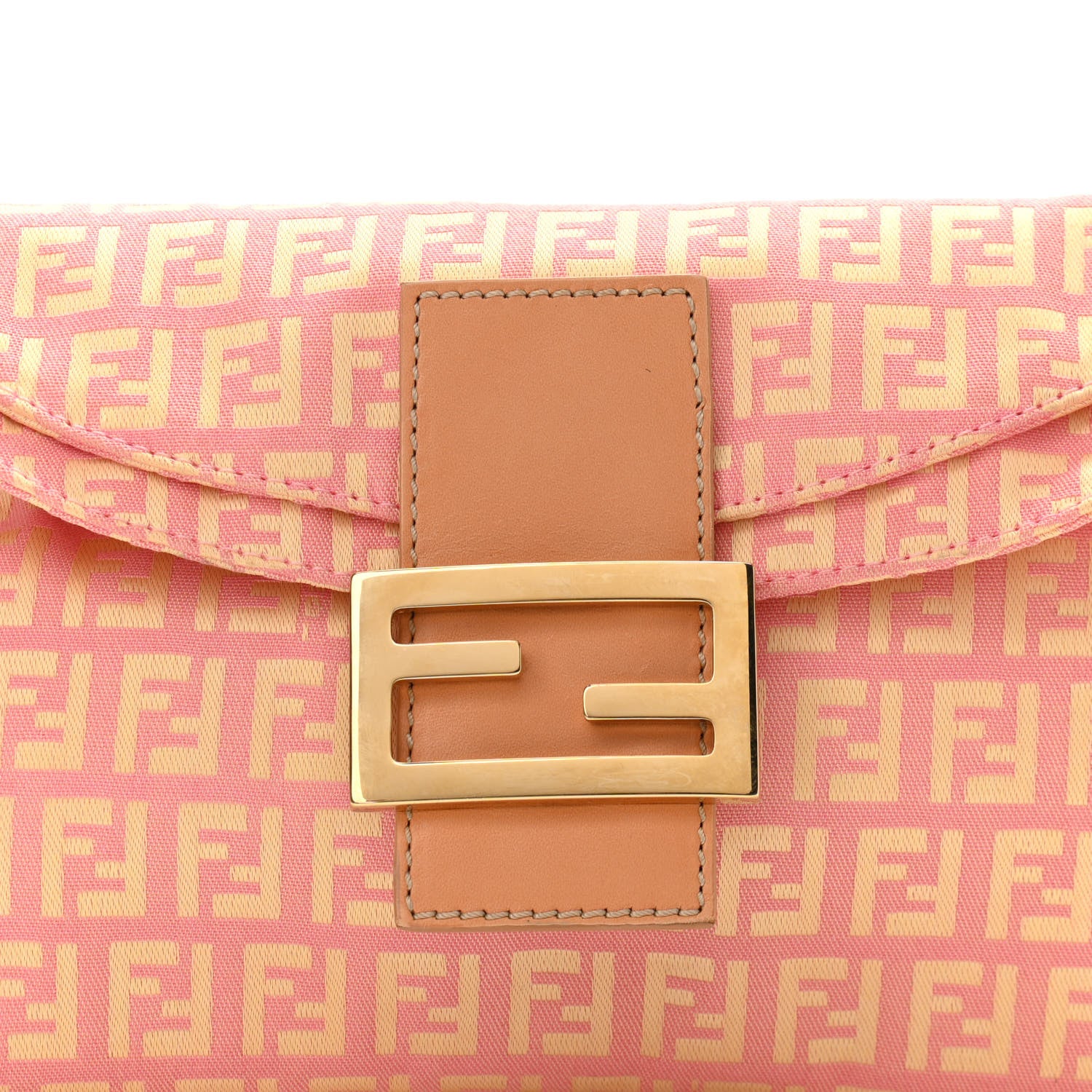 Fendi Zucchino Baguette Pink 7 of 10