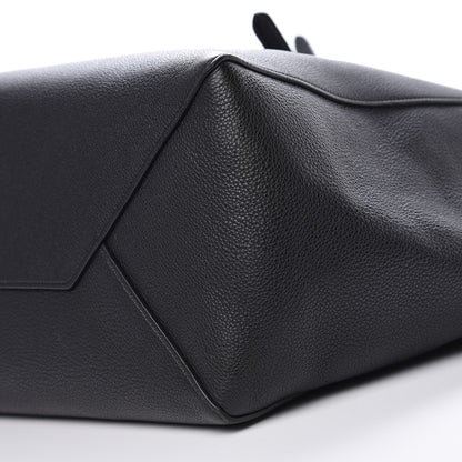 Celine Soft Grained Calfskin Small Belt Cabas Phantom Black 8 of 10