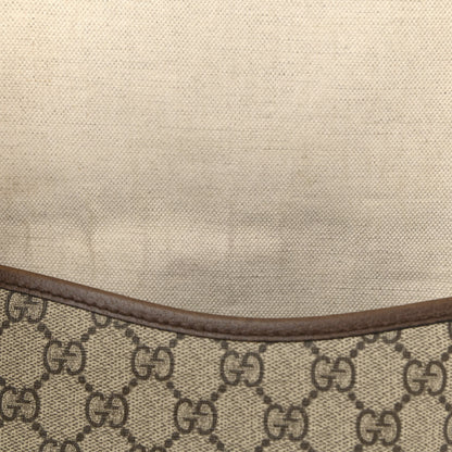 Gucci GG Supreme Monogram Web Medium Neo Vintage Flap Messenger Bag Beige New Acero 11 of 15