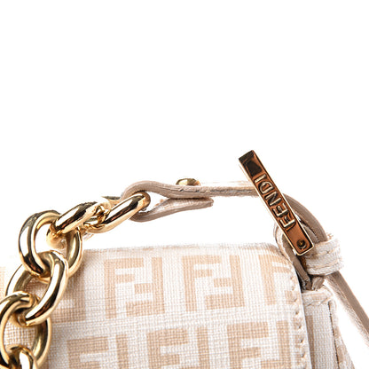 Fendi Zucchino Spalmati Forever Mama Baguette Crema Ecru 12 of 13