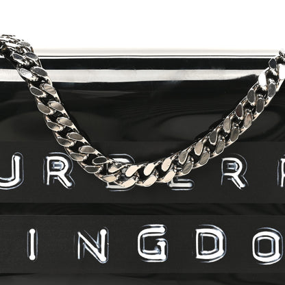 Burberry Patent Kingdom Flap Crossbody Black 7 of 9