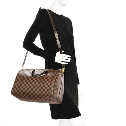 Louis Vuitton Damier Ebene Speedy Bandouliere 35 2 of 7