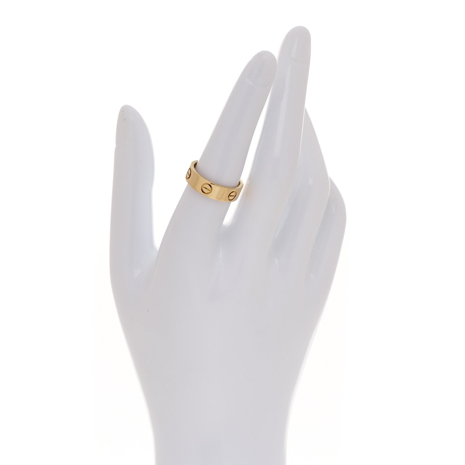 Cartier 18K Yellow Gold 5.5mm LOVE Ring 54 7 2 of 5
