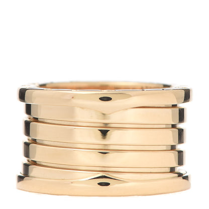 Bulgari 18K Yellow Gold B.Zero1 Five-Band Anniversary Ring 54 6.75 3 of 8