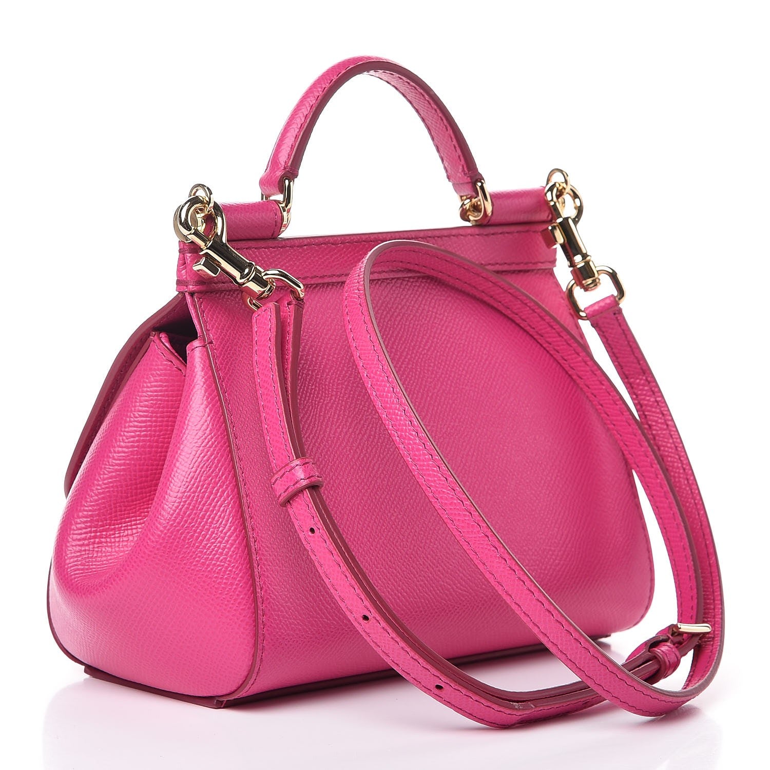 Dolce & Gabbana Dauphine Mini Miss Sicily Satchel Pink 3 of 7