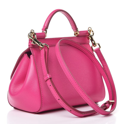 Dolce & Gabbana Dauphine Mini Miss Sicily Satchel Pink 3 of 7