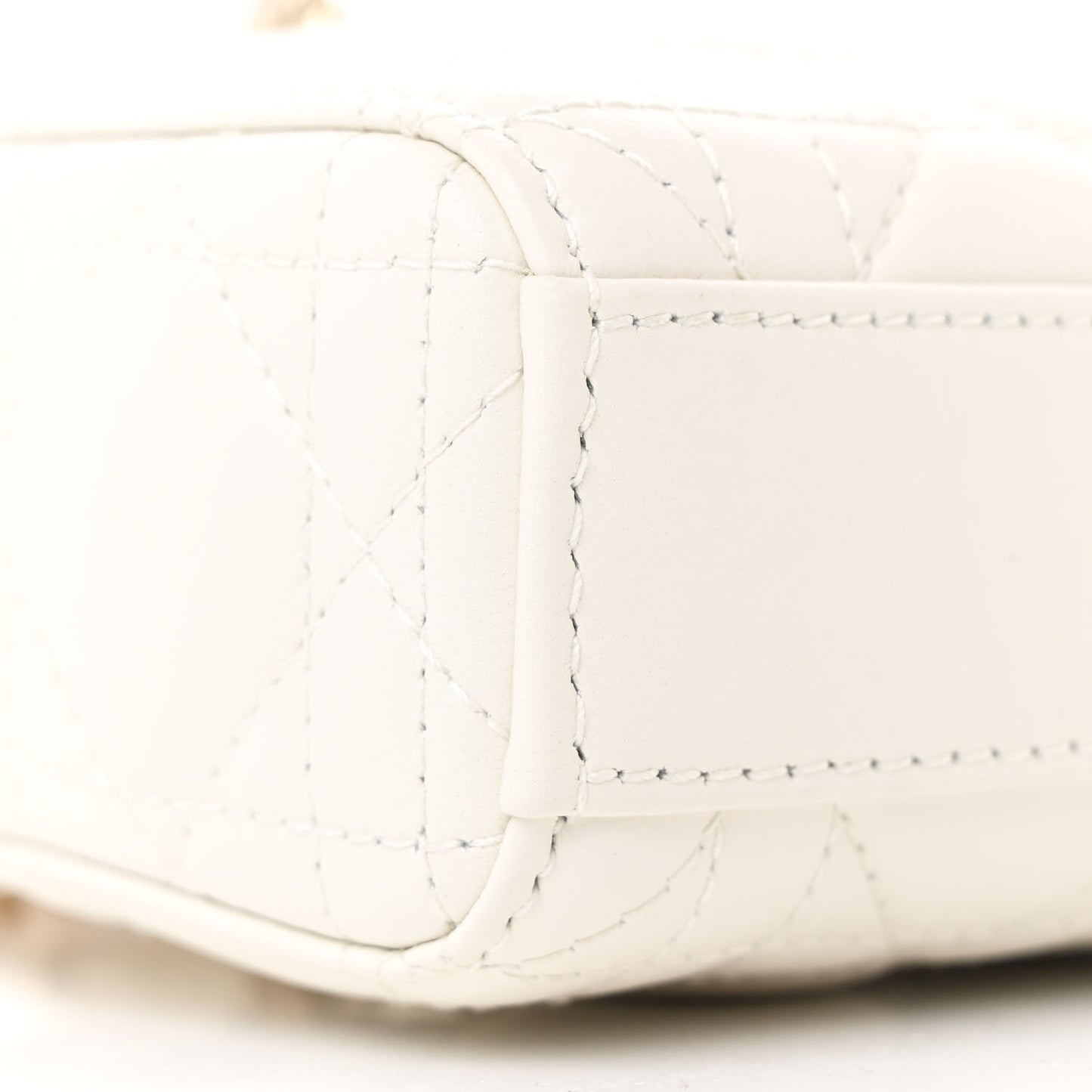 Lambskin Cannage Micro Lady D-Joy Latte
