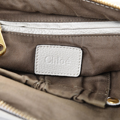 Chloe Calfskin Large Marcie Satchel Dove 5 of 14