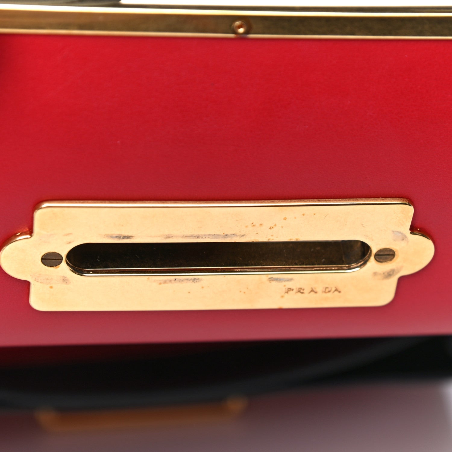 Prada City Calfskin Saffiano Cahier Bag Fuoco Black 10 of 13