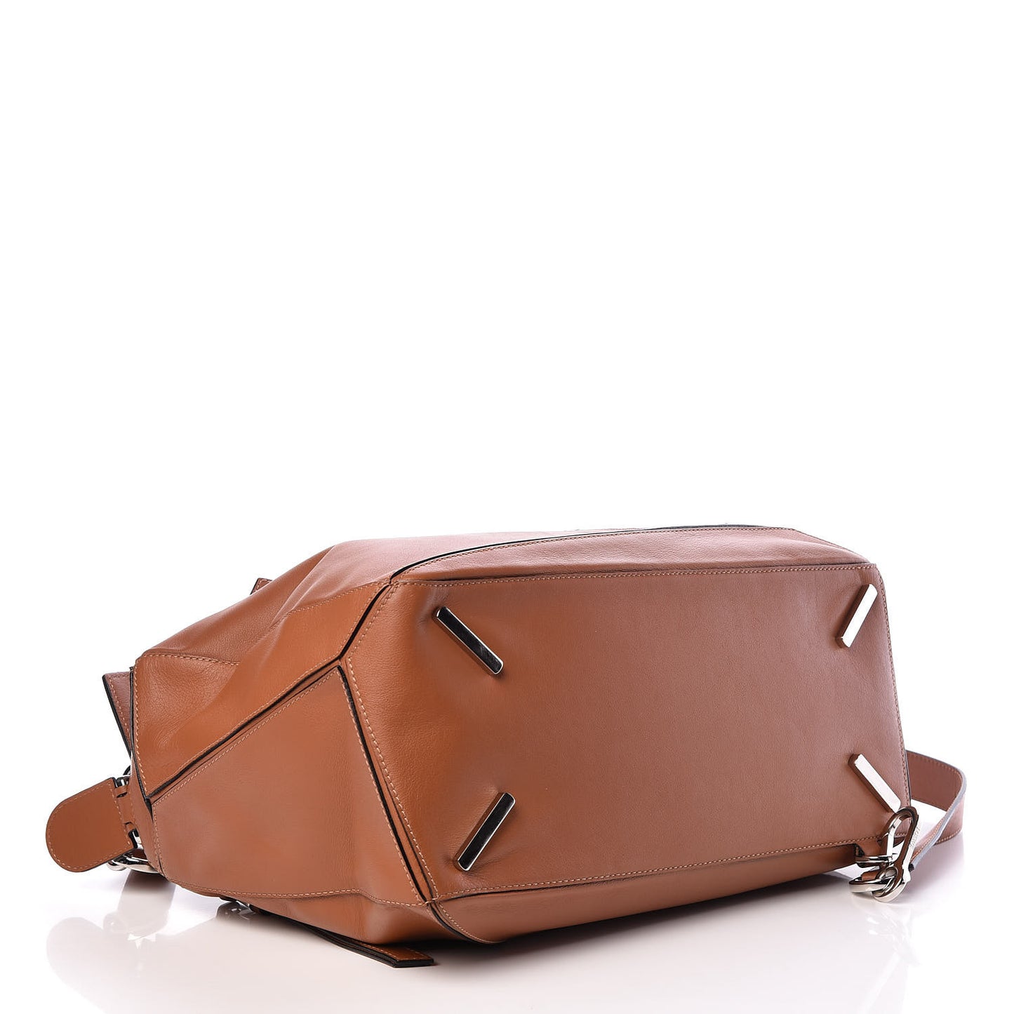 Calfskin Large Puzzle Bag Tan
