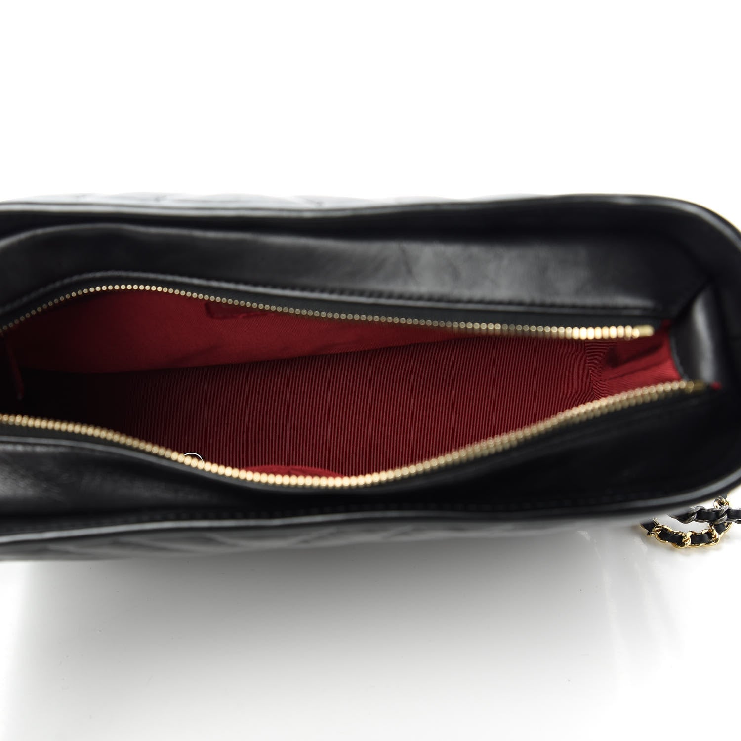 Chanel Aged Calfskin Chevron Quilted Medium Gabrielle Hobo Black 5 of 11