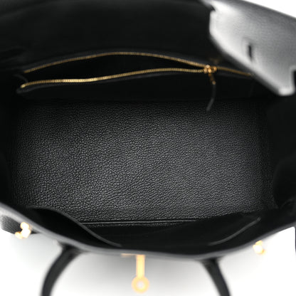 Hermes Taurillon Clemence Birkin 30 Black 5 of 12